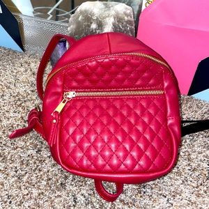 Mini red backpack 🎒